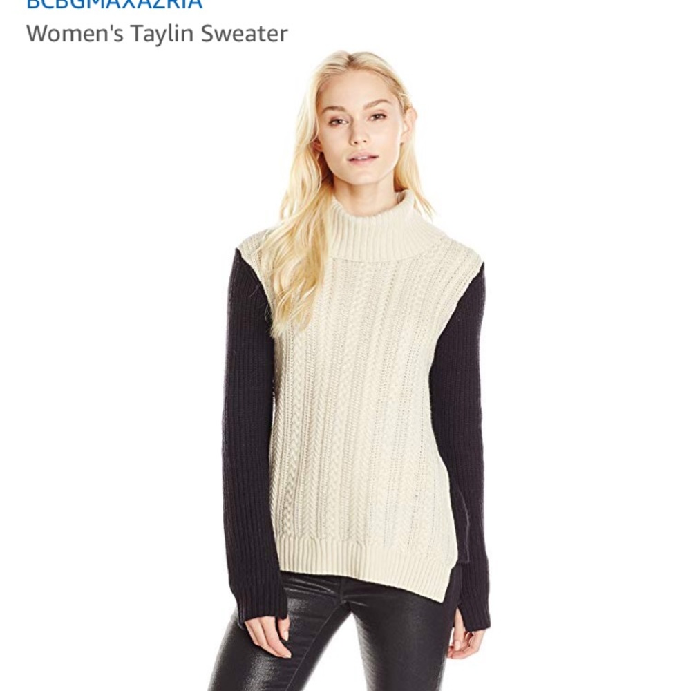 Bcbg Maxazria Taylin Cable Blocked Sweater